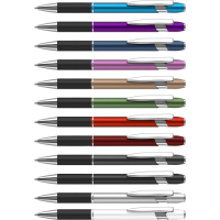 Bella Grip Aluminium Push Button Ballpen
